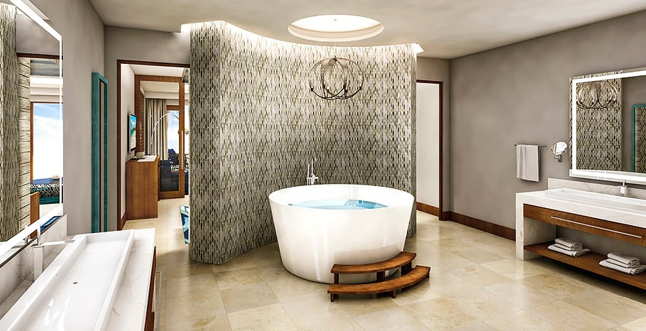 Beachfront Romeo & Juliet One-Bedroom Butler Villa Suite with Outdoor Tranquility Soaking Tub - RJ