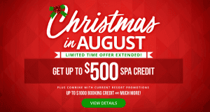 Sandals resort Christmas specials