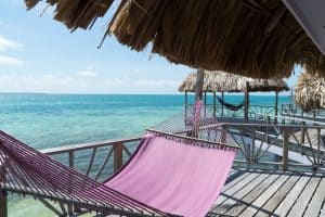 Thatch Caye Resort, Belize over teh water rooms
