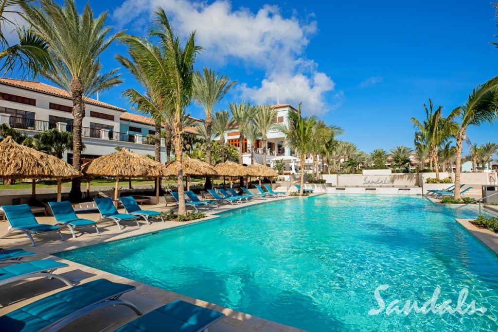 sandals curacao resort pool